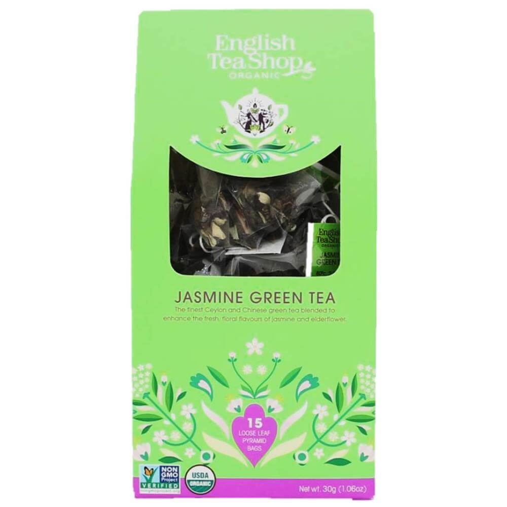 English Tea Shop Jasmine Green Tea Pyramid Tea Bags 30g